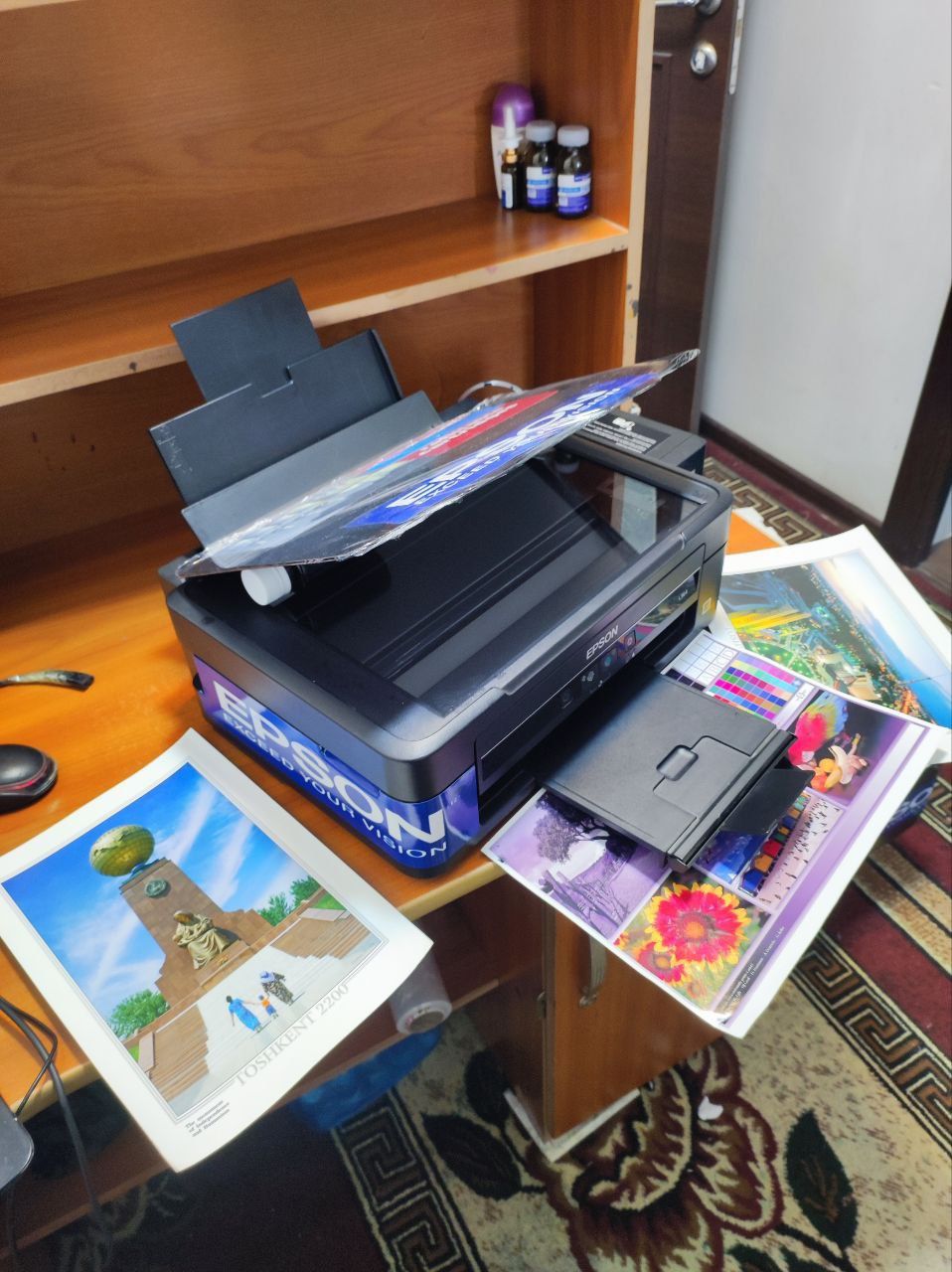 Epson L 364w Kopiya skanerli tradnomprinter holati idial rasmdagi prin
