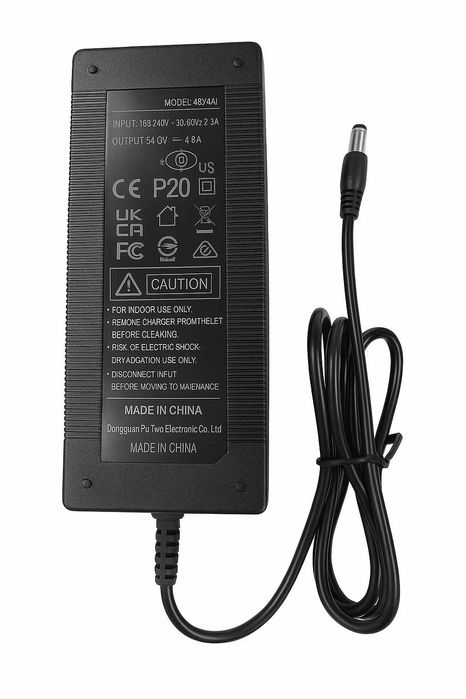 Зарядно устройство за Li-ion батерии 48V (54.6V) 4A за колела