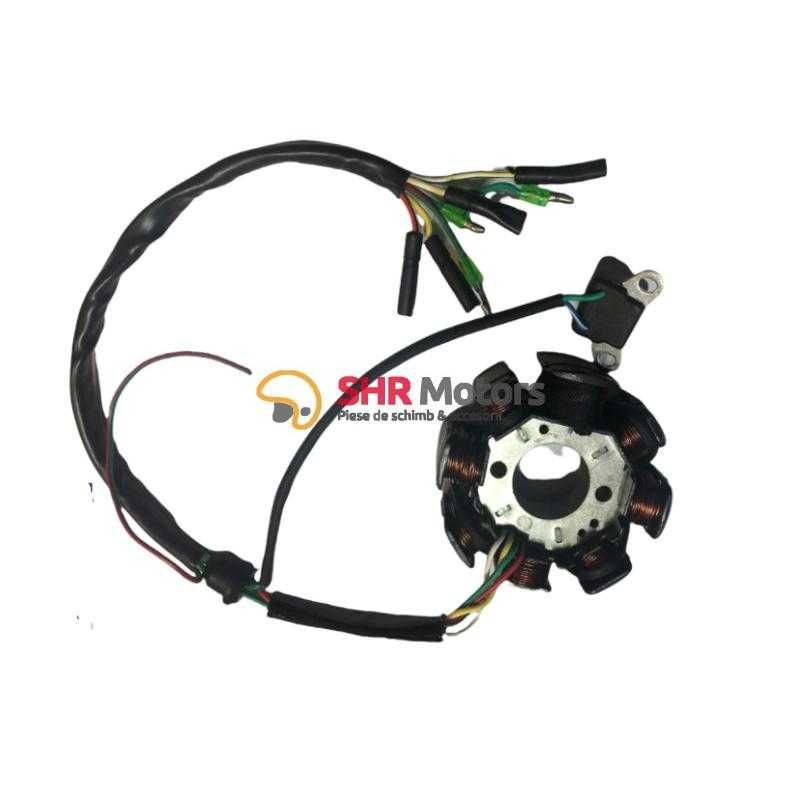 Magnetou scuter cu 8 bobine (1 infasurata) cu fire model 2