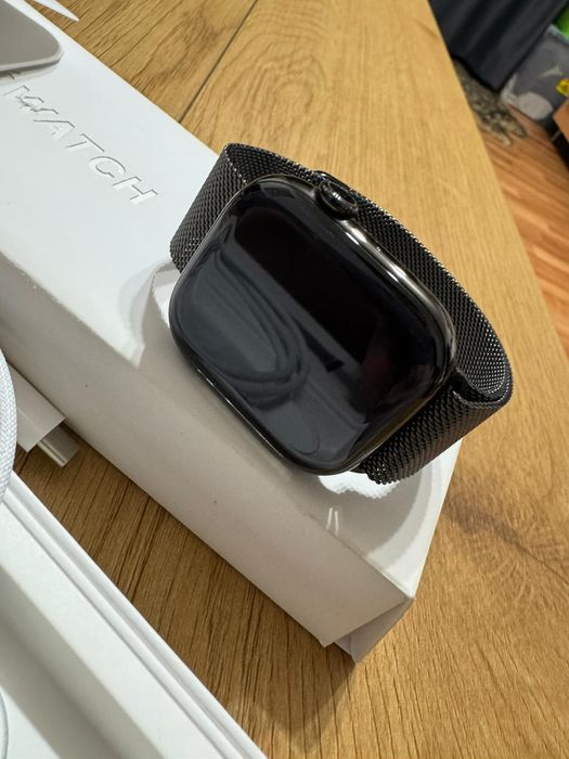 Apple Watch Series 10,GPS,Cellular, Carcasa Slate Titanium 46mm,Slate
