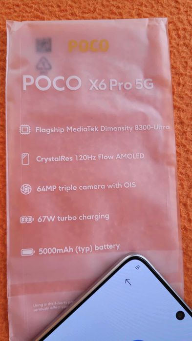 Xiaomi Poco X6 Pro, 512GB, 12GB, сив