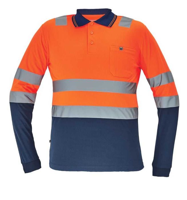 Bluza/tricou de vara LEON reflectorizanta mar L