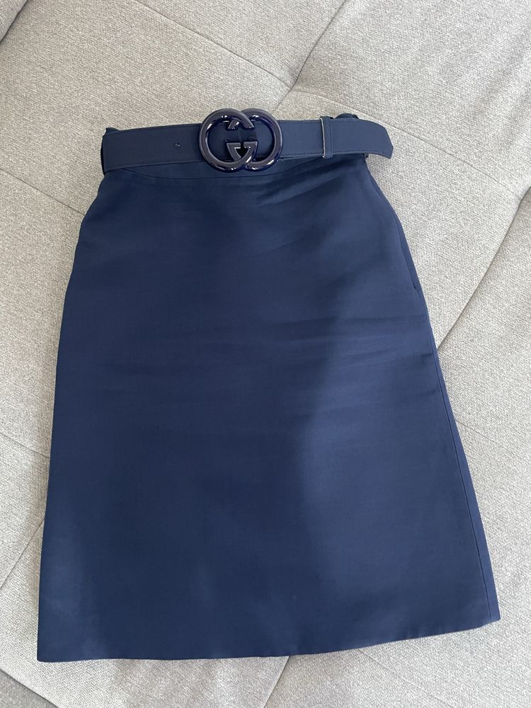 Fusta Gucci matase lana 36