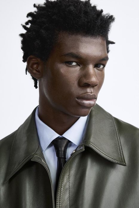 Geaca de piele Zara limited