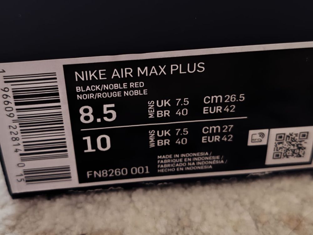 Nike Air Max Plus Patta  ,noi