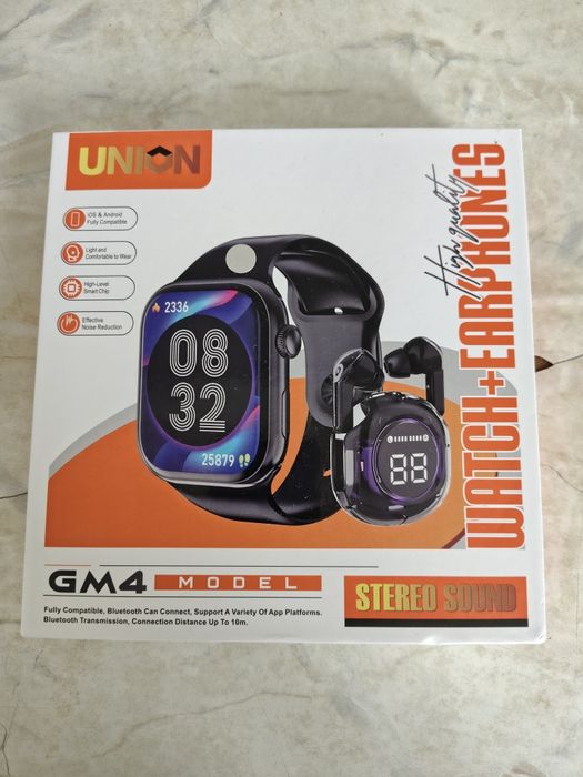 Смарт часы наушники