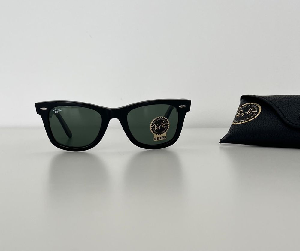 Ochelari de soare Ray Ban Wayfarer RB 2140 901 150 3N,marimea 50 si 54