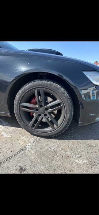 Jante Audi R18 cu anvelope vara 245/45/18, DOT 2022