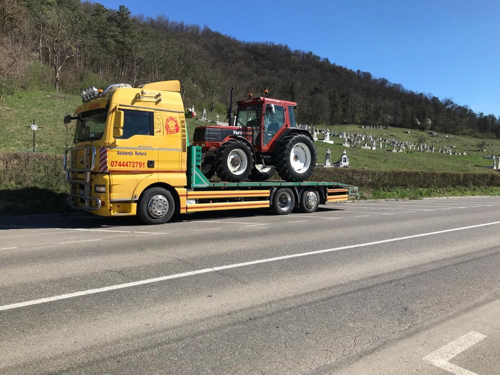 Transport utilaje  agricole tractor Taf combina transport agabaritic