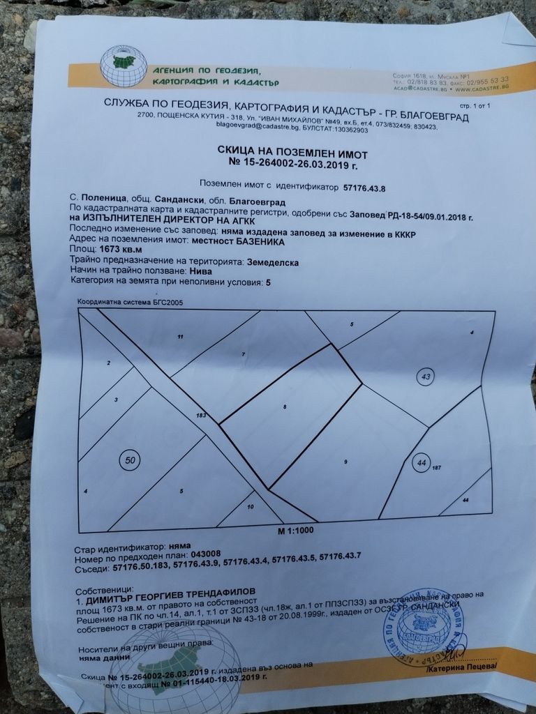 Продава се Земеделски имот в Сандански -  кв.м за 15300 €/дка - Снимка #2