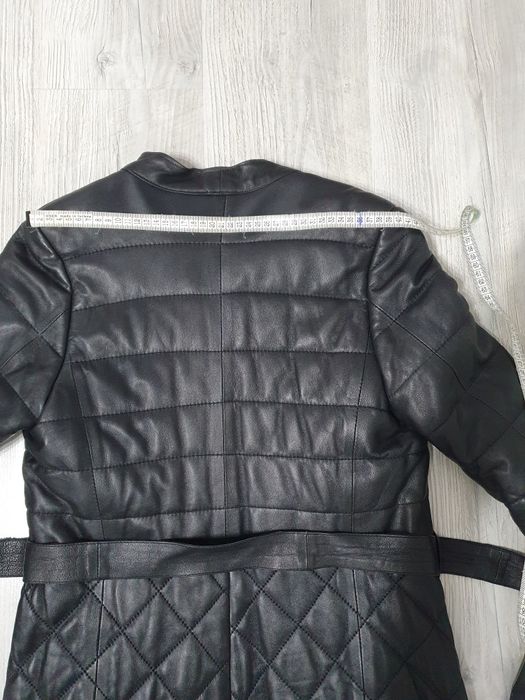Palton din piele și blana naturala CCM Boutique