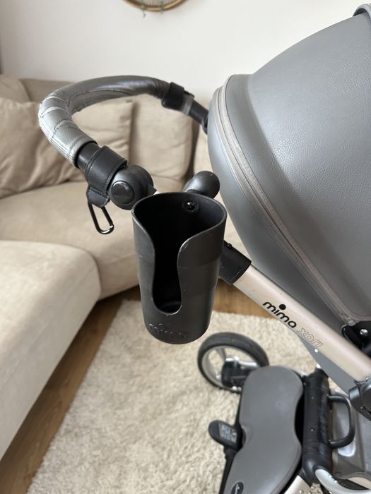 2 in 1 Mima Xari gri + sac lana cadou