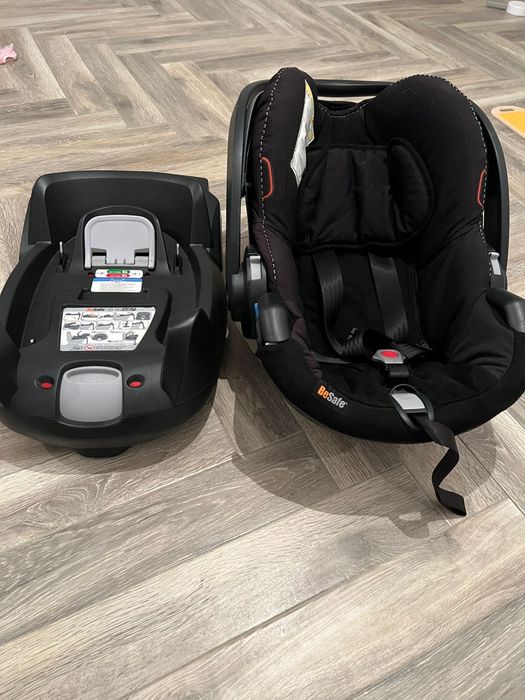 Scoica auto BeSafe + baza Isofix . Scoica se poate vinde si separat