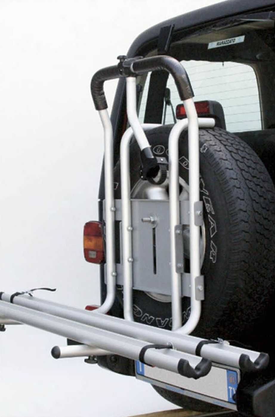 Bare transversale originale Jeep Wrangler + suport biciclete pt 4x4