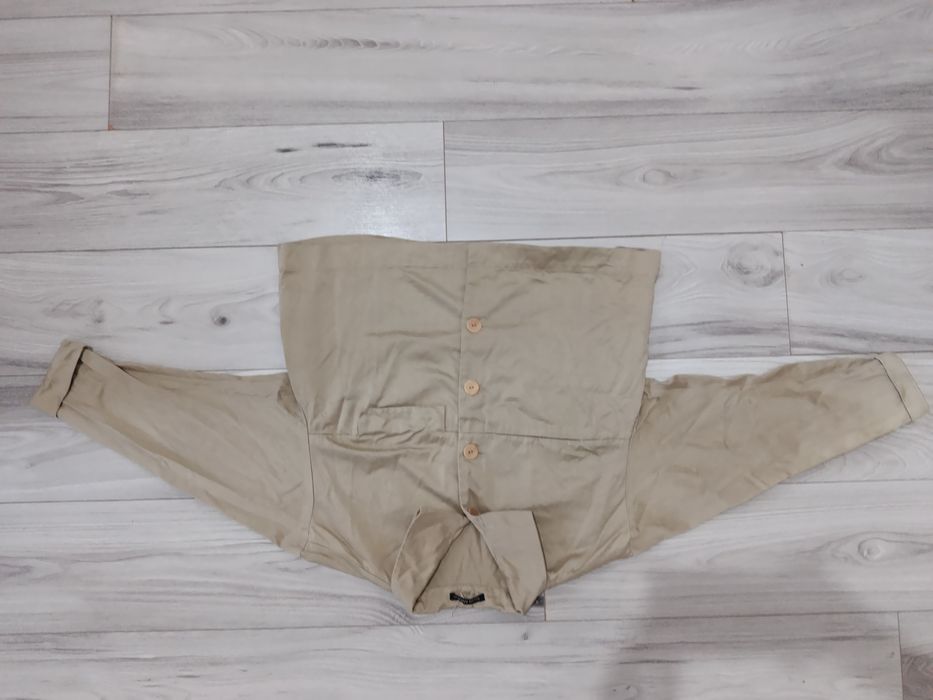 Jacheta Trench scurt bolero crem nou oversize Sonja Marohn mărimea M