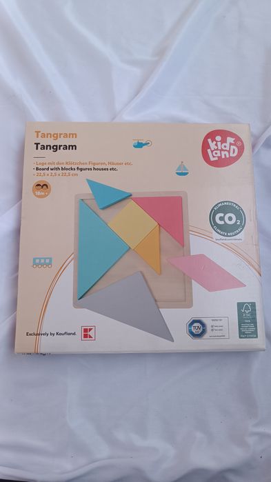 Дървен Tangram пъзел KidLand (нов)