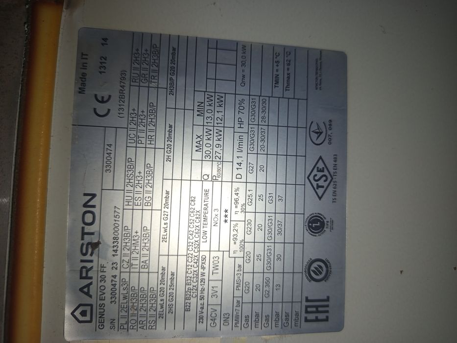 Ariston, Viessmann piese