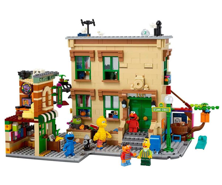 Употребявано LEGO Ideas 21324 - 123 Sesame Street