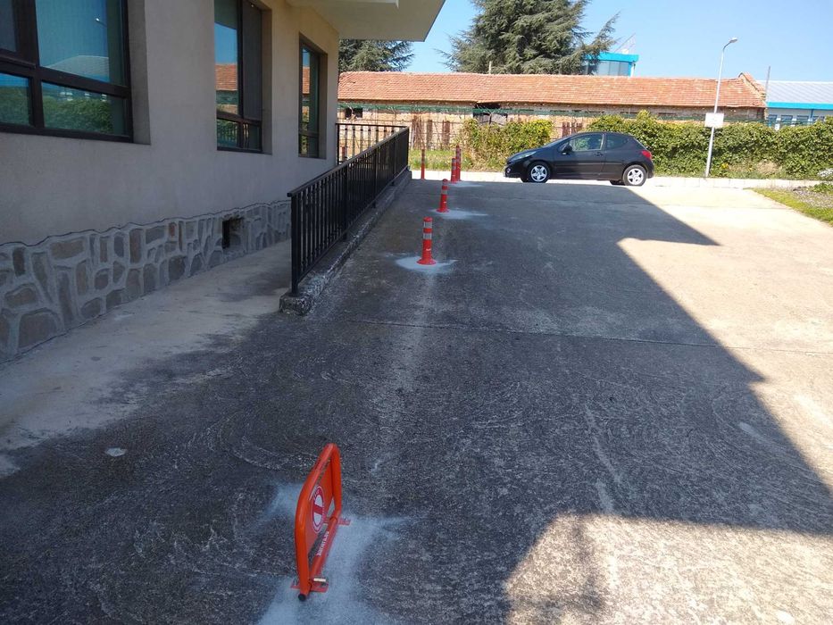 Антипаркинг Скоба АС01 (пълен комплект) Стопер за паркомясто