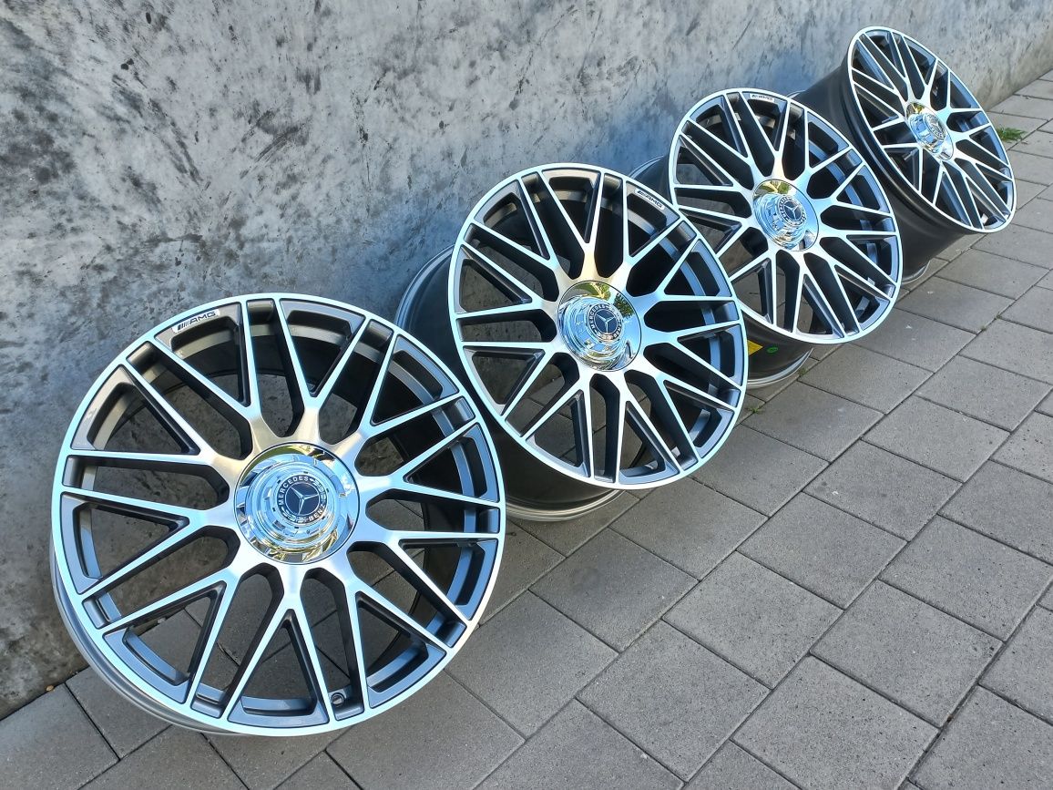 20.Mercedes ///AMG 8.5j et45 9.5j et40 Sport Paket Gunmetal Full Polis