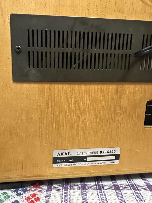 Vintige magnetofon akai gx 630 D