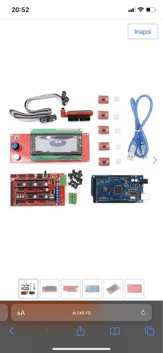 Kit Placa de baza si display pentru imprimante 3D