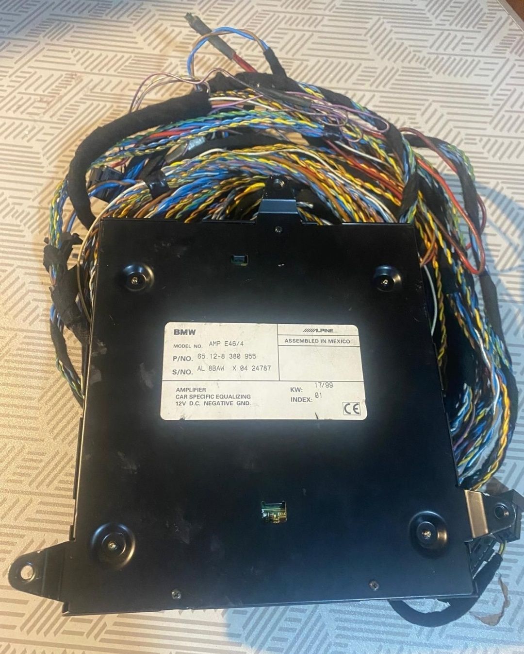 Casetofon + statie auto OEM BMW seria 3 e46