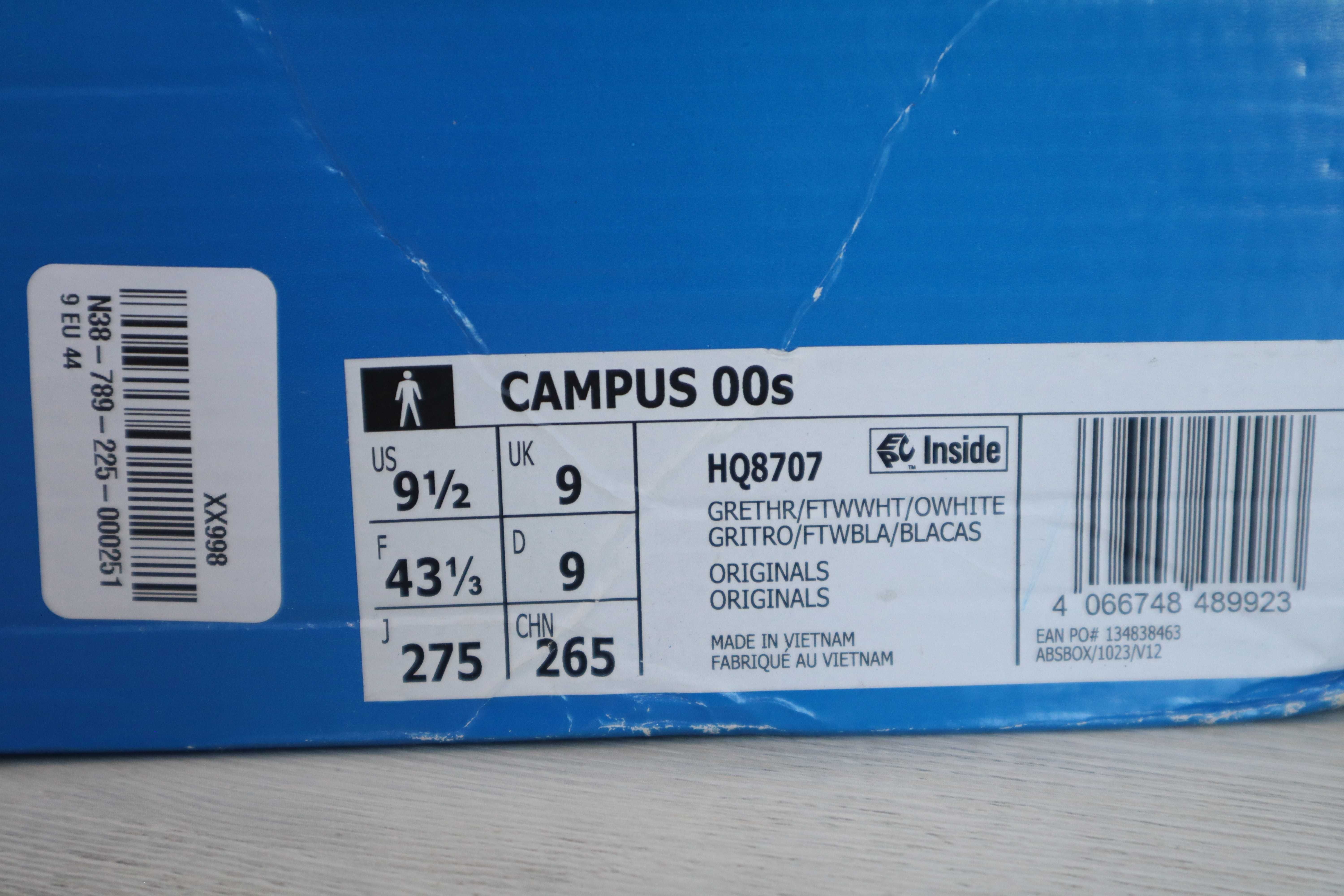 Кроссовки ADIDAS CAMPUS. Оригинал new US 9,5 US 10,5