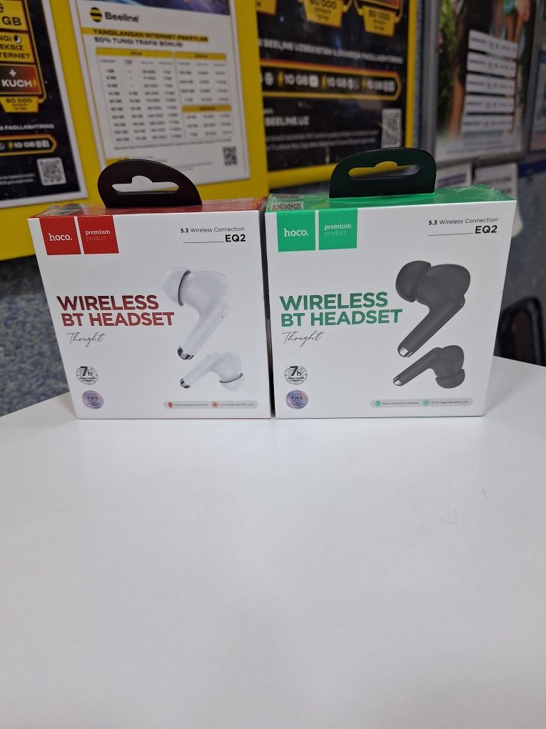 Airpods Hoco, Borofone, premium mahsulotlari.
