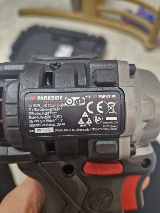 Vand Impact Parkside PPSSA 20-Li 1