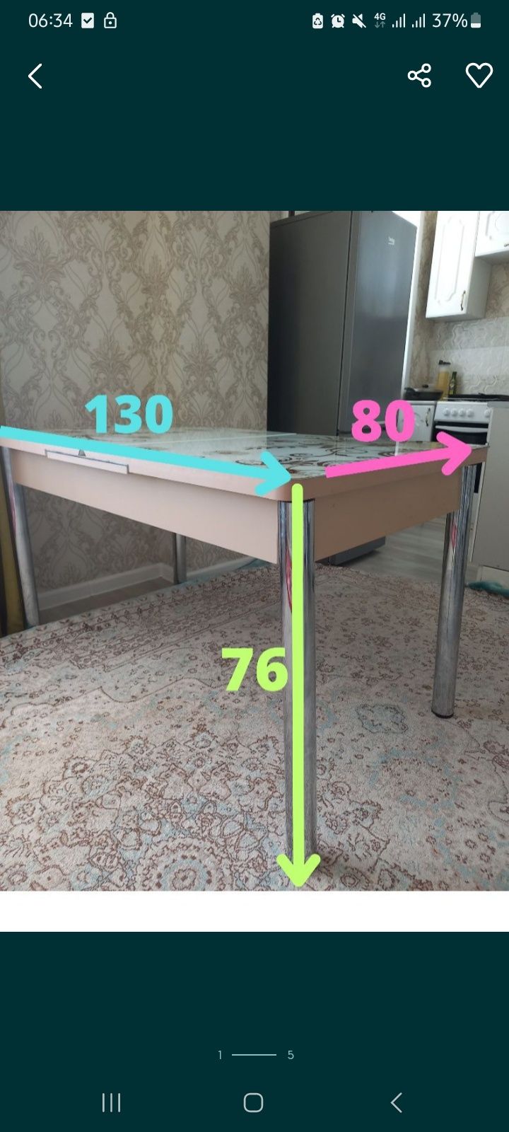 Большой кухонный стол для все семьи на 6-10 персон
