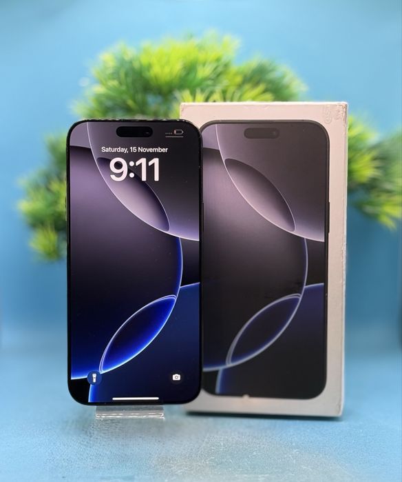 ГАРАНЦИОНЕН!!! Apple iPhone 16 Pro Max, 256GB, 5G, Black Titanium