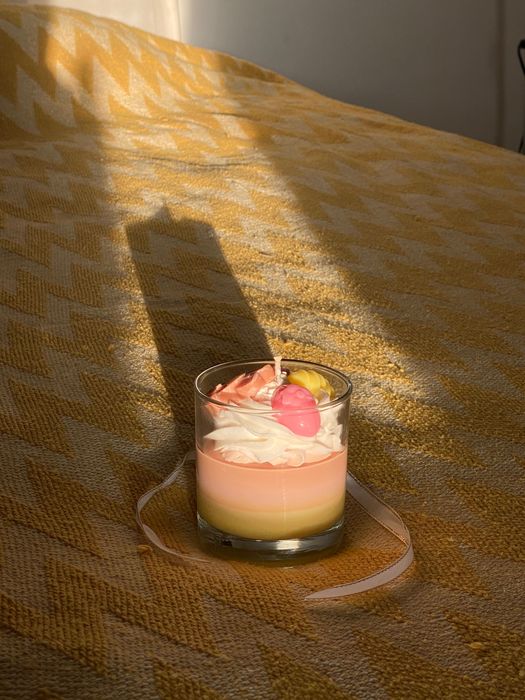 Lumanare ceara organica soia colorata