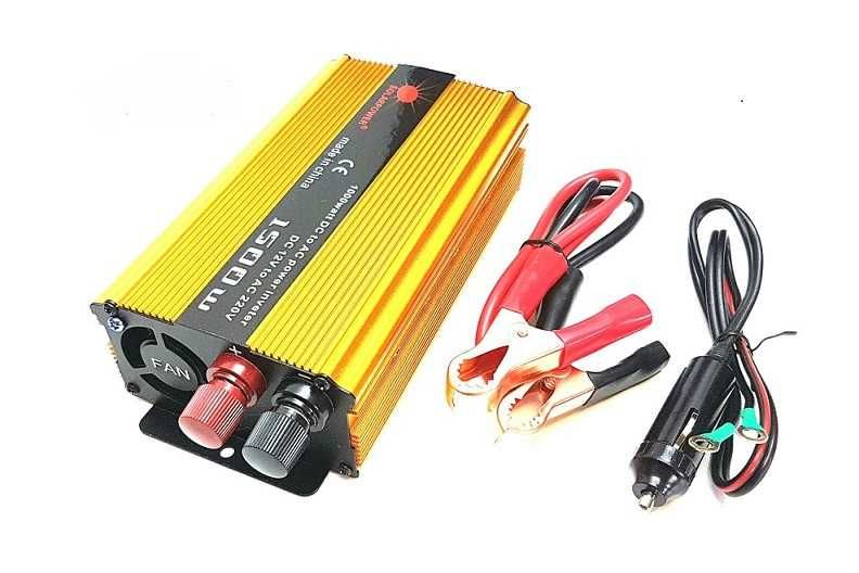 Преобразувател за ток/инвертор, от 12V на 220V, 1500W