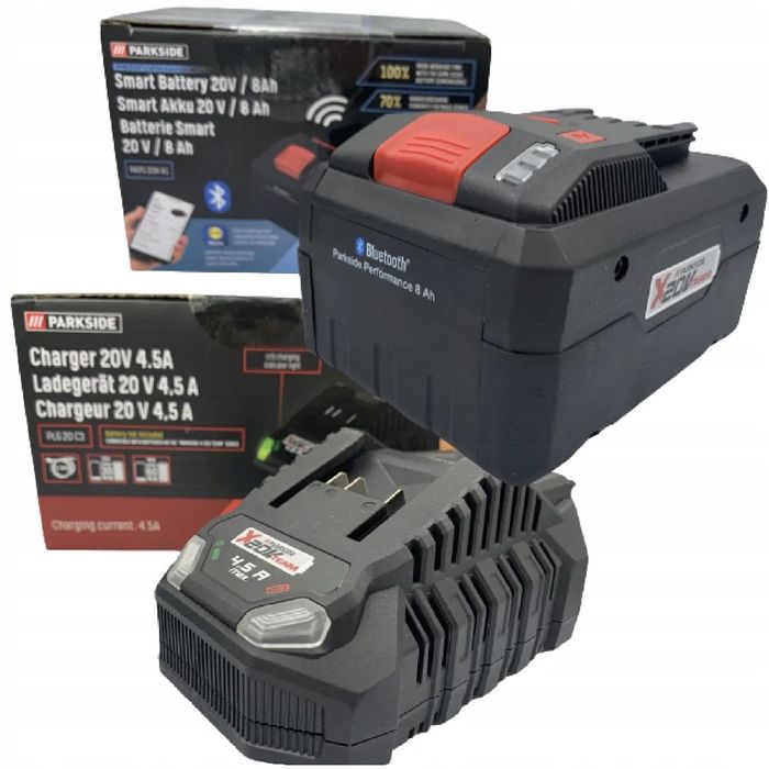 Baterie Acumulator Parkside 8Ah Smart Performance 8Ah 20V