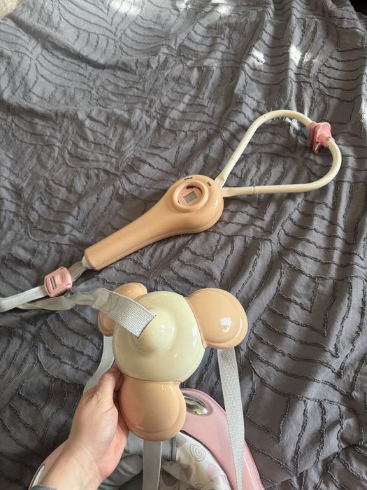 Jumper trambulina bebelusi masinuta roz