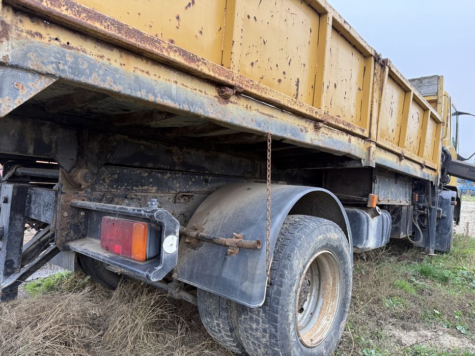 Iveco eurocargo basculabil + brat telescopic