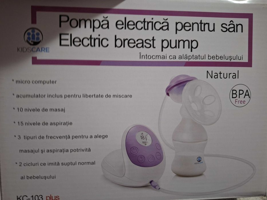 Pompă electrică pentru sân