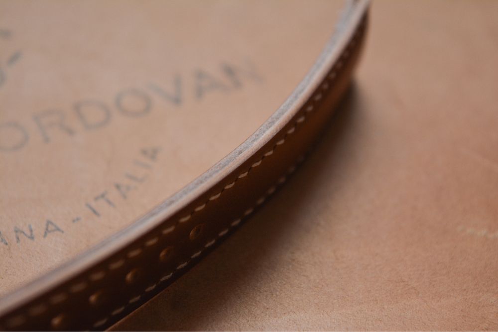 Ремешок для часов из люкс кожи Shell Cordovan