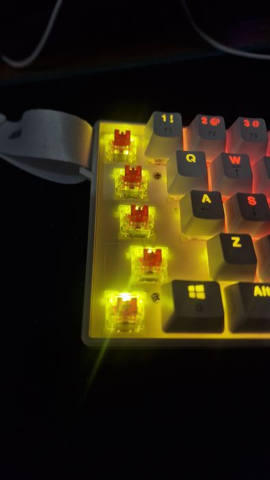 Tastatura/keyboard gaming  mechanica  60% Nacodex cu red keys