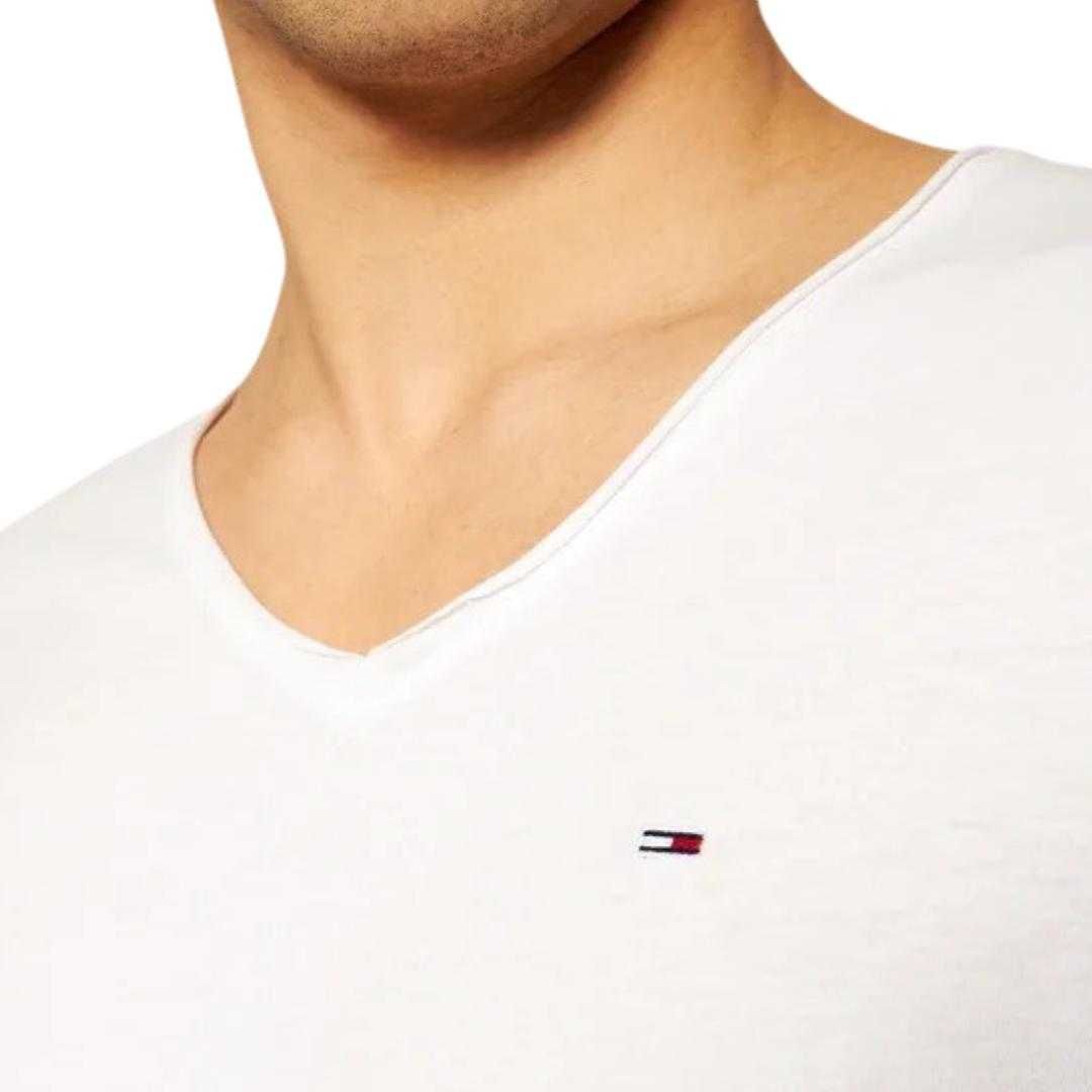 Оригинална мъжка тениска Tommy Hilfiger DM0DM09587_BIANCO