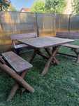 Mobilier de gradina din lemn masiv