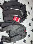 Geaca dame Alpinestars stella T-Jaws v3 Waterproof, Negru/Alb