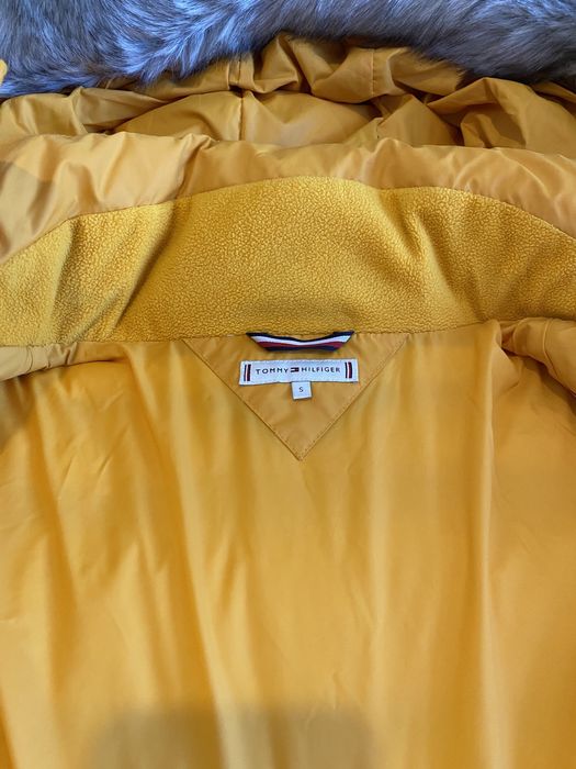 Tommy Hilfiger зимно яке с качулка S, естествен пух, 100% оригинал!