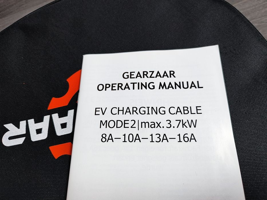 ПРОМО ! GEARZAAR  3.7 kW Type 2 зарядно за  автомобили  / коли !