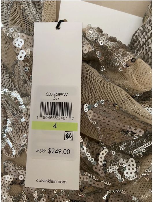 НОВА Бална/ официална рокля Calvin Klein XS/S-  коледни & новогодишни