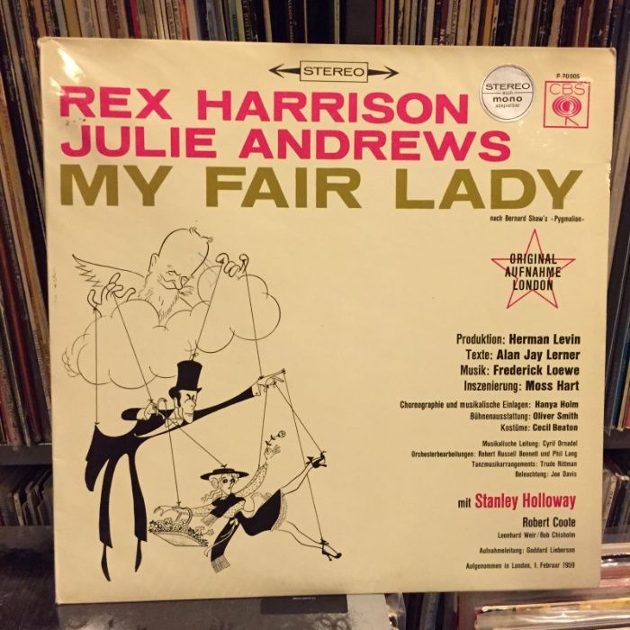 My Fair Lady (Original Broadway Cast) Vinyl 1956 Germania