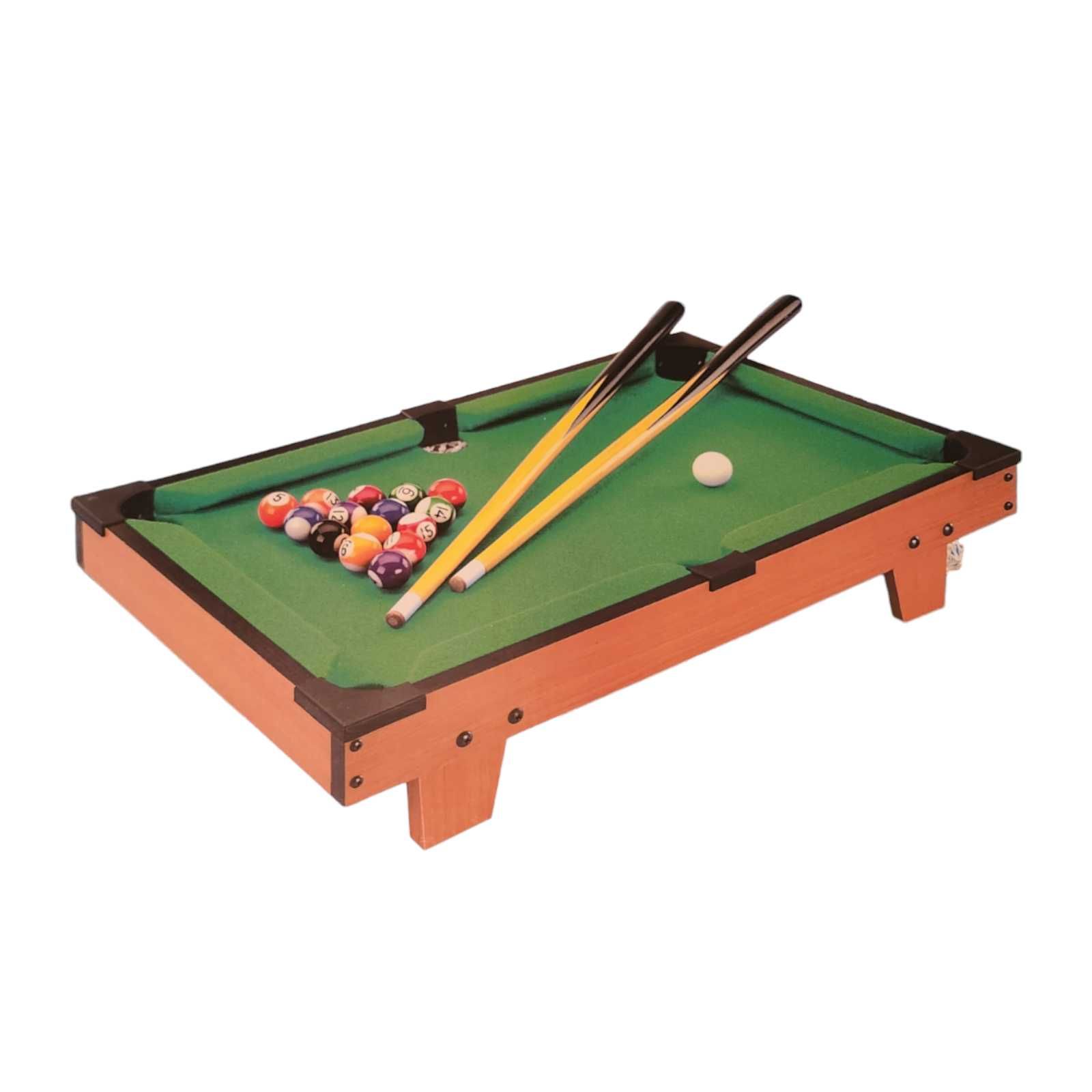 Masuta de biliard/snooker pentru copii, 2 tacuri, 16 bile, creta,perie