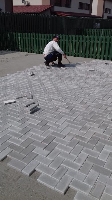 Pavaje si pavele 20x10 - 40x40 - 20x20 3D romb montaj transport