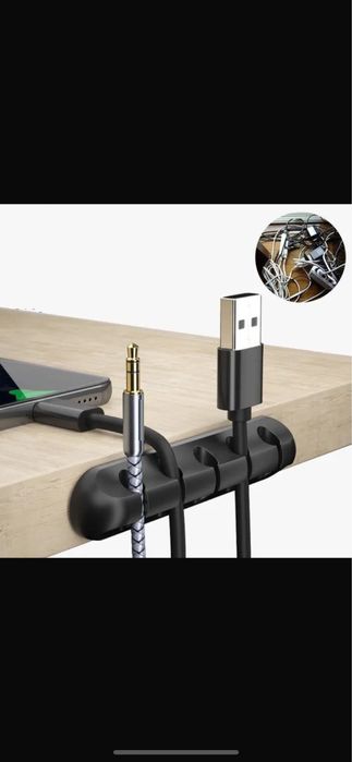 Set 2 organizatoare pentru cabluri